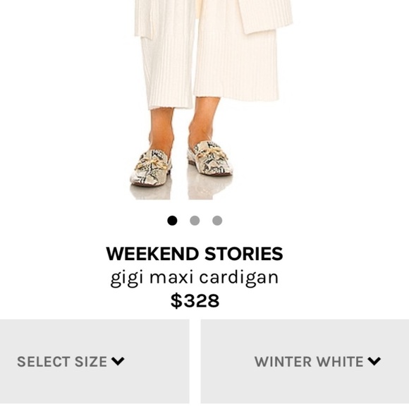 NEW Revolve weekend stories cardigan XXS - Picture 8 of 9